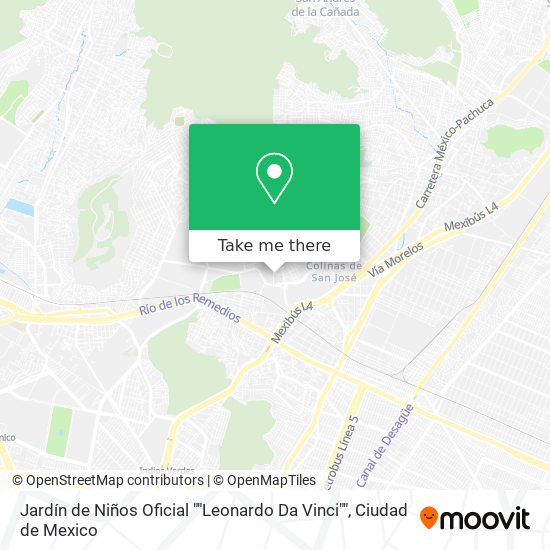 Jardín de Niños Oficial ""Leonardo Da Vinci"" map