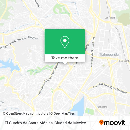 El Cuadro de Santa Mónica map
