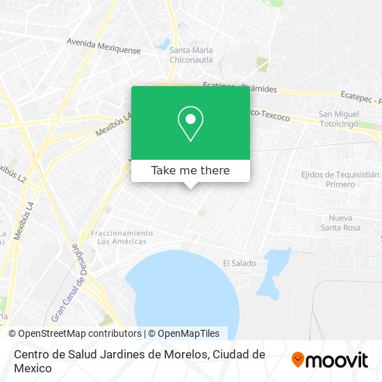 Centro de Salud Jardines de Morelos map