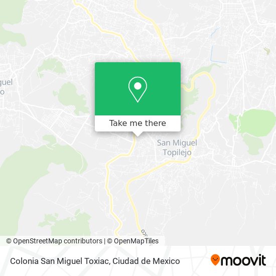 Mapa de Colonia San Miguel Toxiac