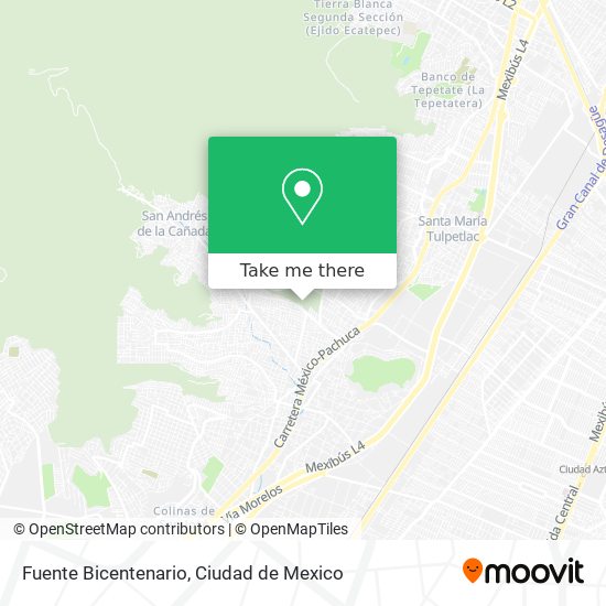 Mapa de Fuente Bicentenario
