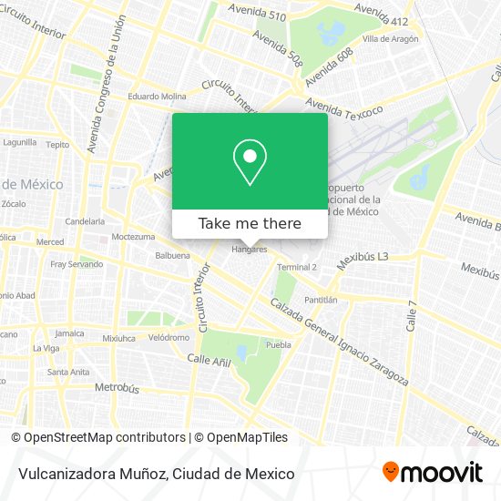 Vulcanizadora Muñoz map