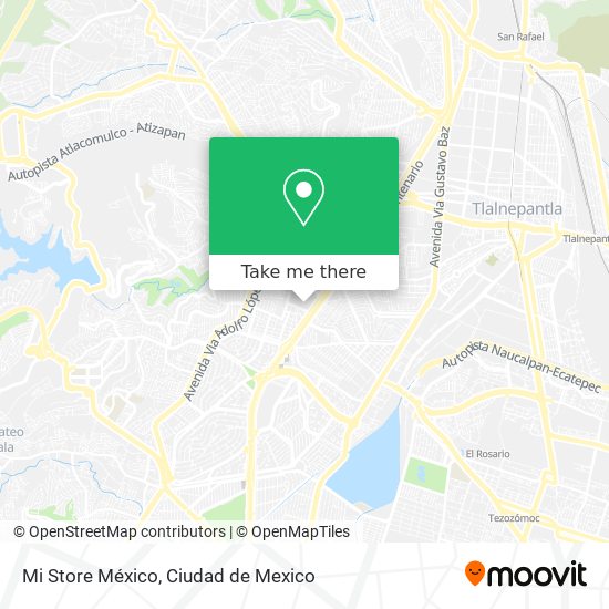 Mapa de Mi Store México