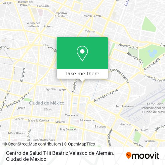 Centro de Salud T-Iii Beatriz Velasco de Alemán map