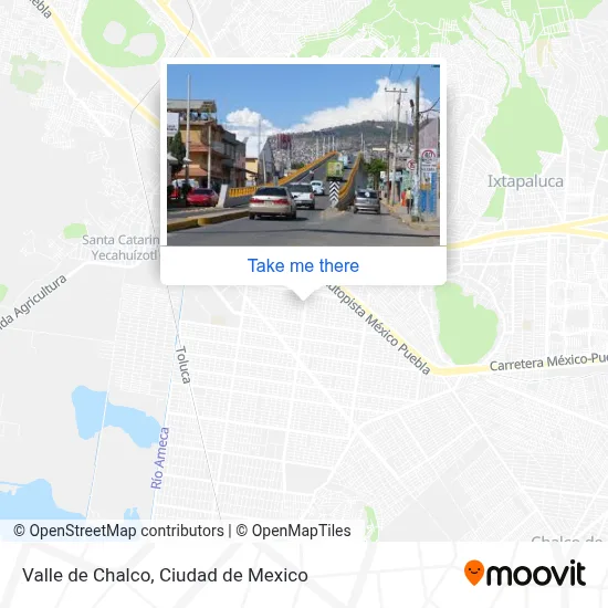 Valle de Chalco map