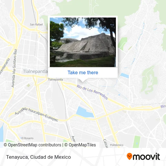 Tenayuca map
