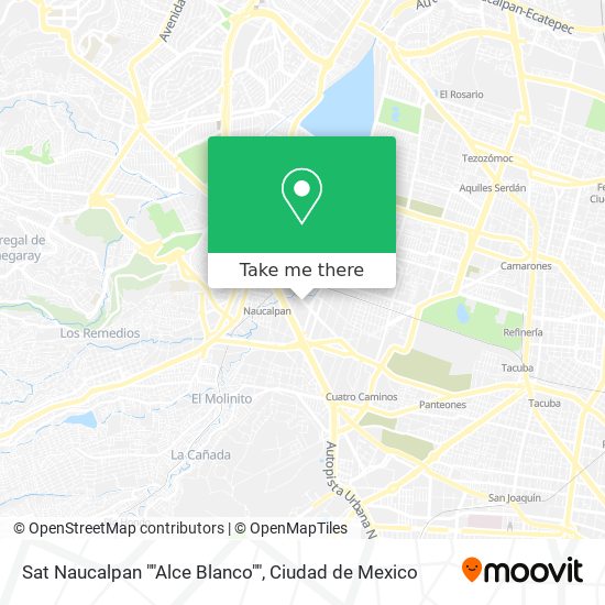 Sat Naucalpan ""Alce Blanco"" map