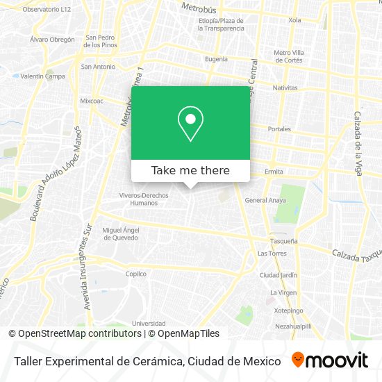 Taller Experimental de Cerámica map