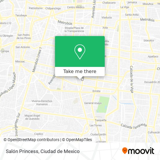 Salón Princess map