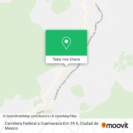 Carretera Federal a Cuernavaca Km 39 6 map