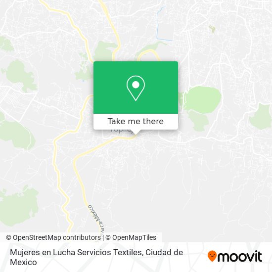 Mujeres en Lucha Servicios Textiles map