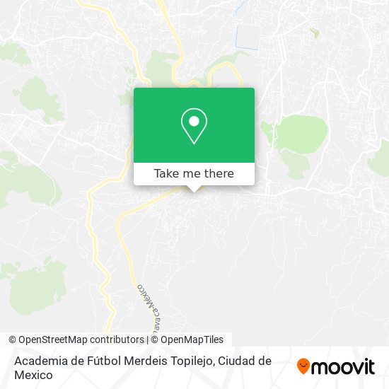 Academia de Fútbol Merdeis Topilejo map