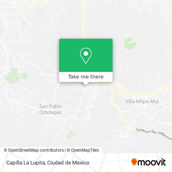 Mapa de Capilla La Lupita