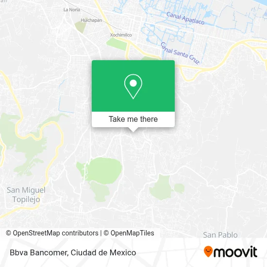 Bbva Bancomer map