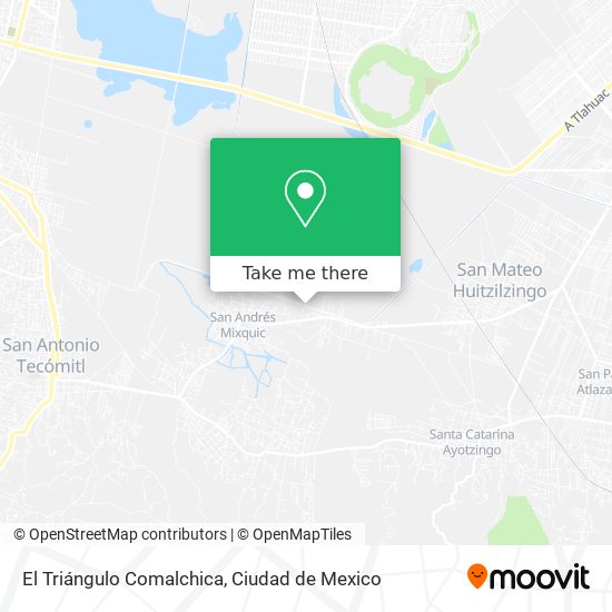 El Triángulo Comalchica map