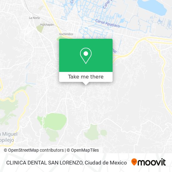 Mapa de CLINICA DENTAL SAN LORENZO