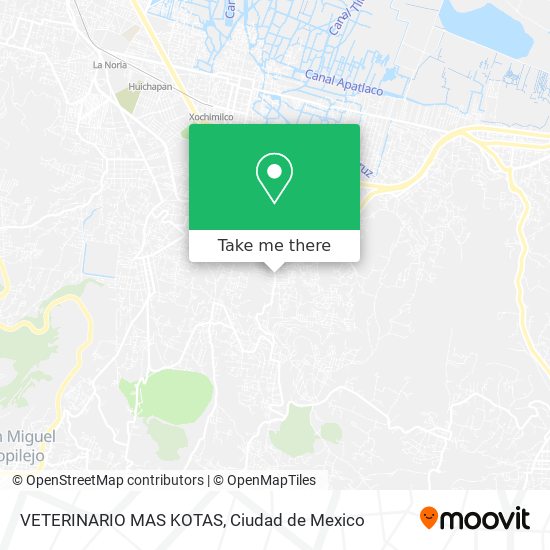 VETERINARIO MAS KOTAS map