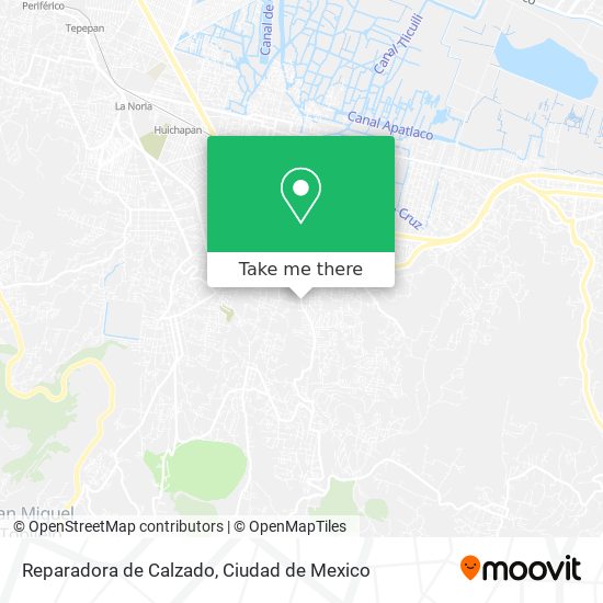 Reparadora de Calzado map