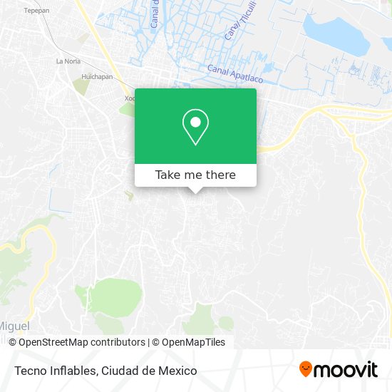 Tecno Inflables map