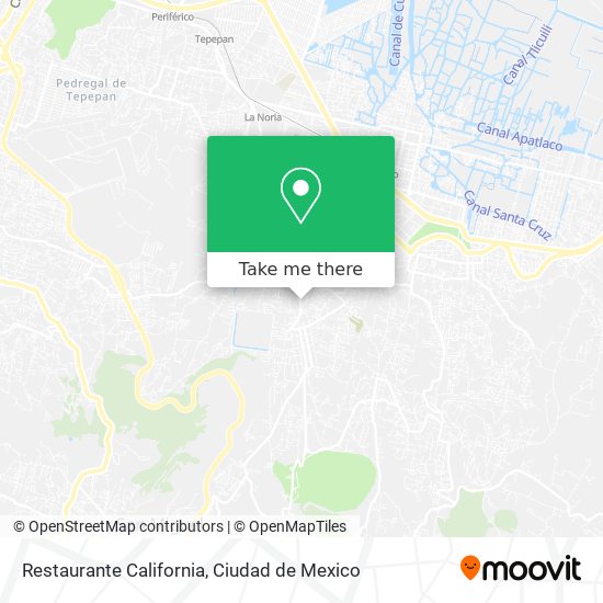 Restaurante California map