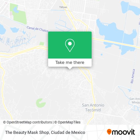 The Beauty Mask Shop map