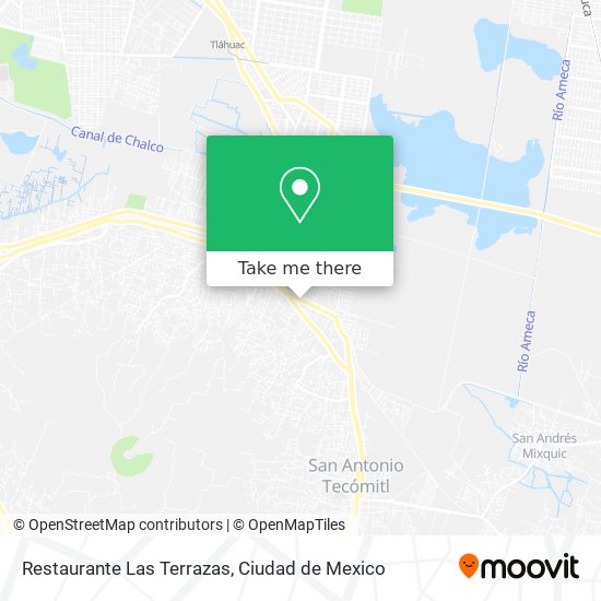 Restaurante Las Terrazas map
