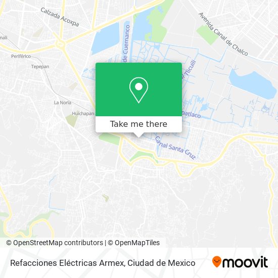 Mapa de Refacciones Eléctricas Armex