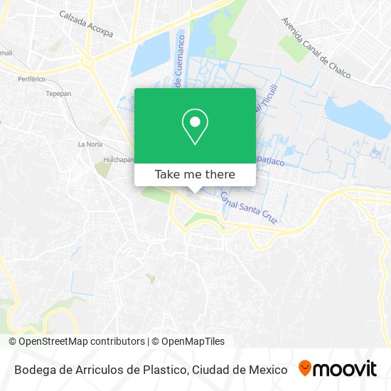 Bodega de Arriculos de Plastico map