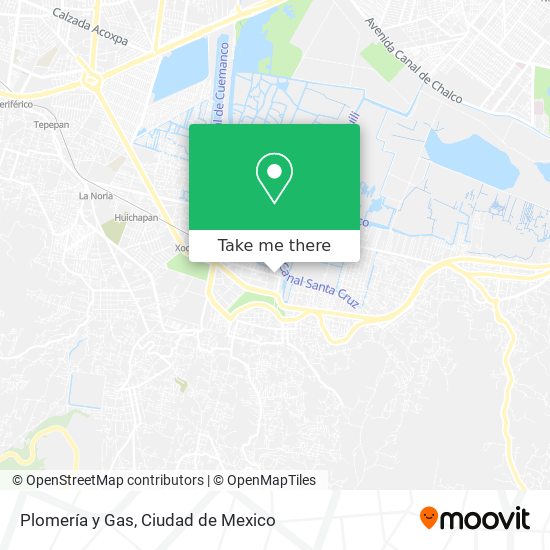 Plomería y Gas map