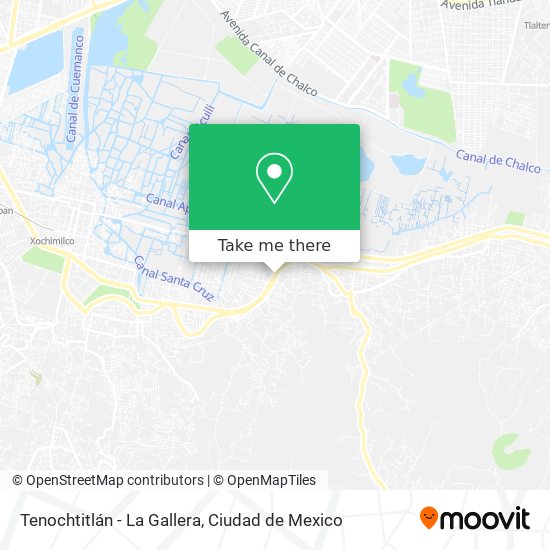 Tenochtitlán - La Gallera map