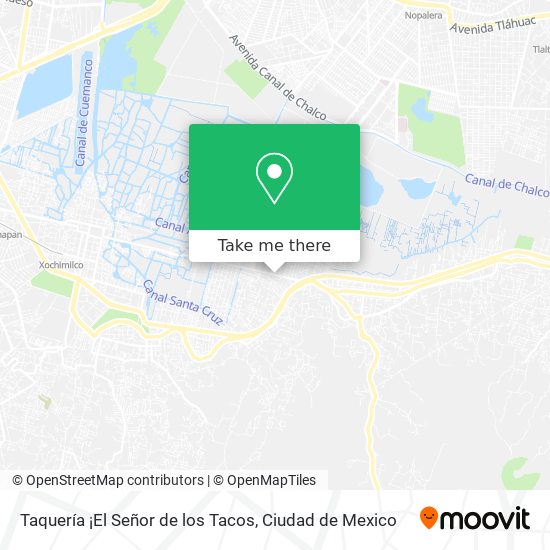 Taquería ¡El Señor de los Tacos map
