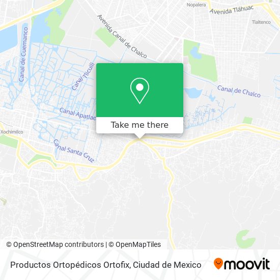 Productos Ortopédicos Ortofix map