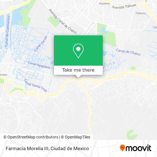 Mapa de Farmacia Morelia III