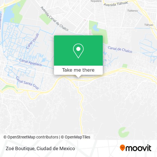 Zoé Boutique map