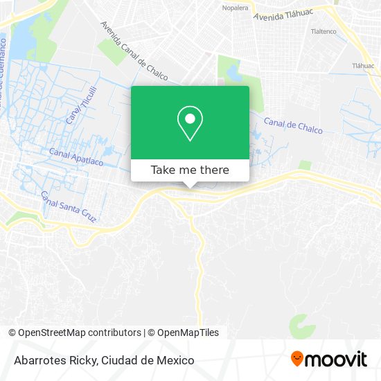 Abarrotes Ricky map