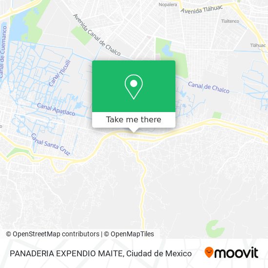 PANADERIA EXPENDIO MAITE map