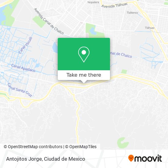 Antojitos Jorge map