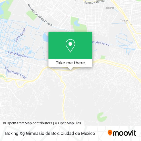 Boxing Xg Gimnasio de Box map
