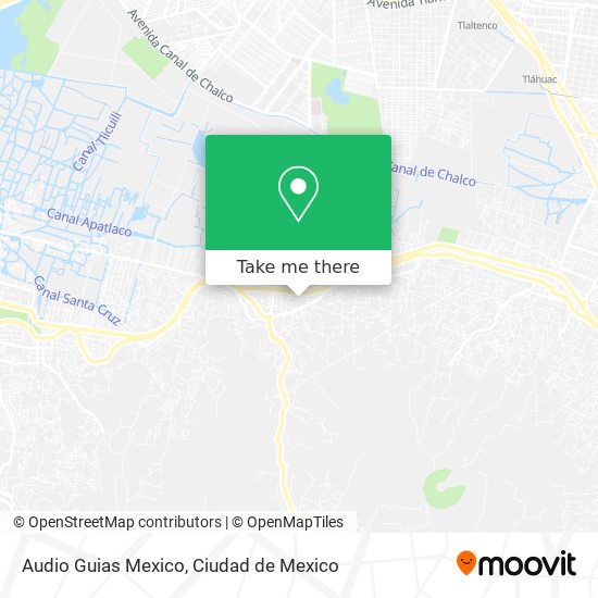 Mapa de Audio Guias Mexico