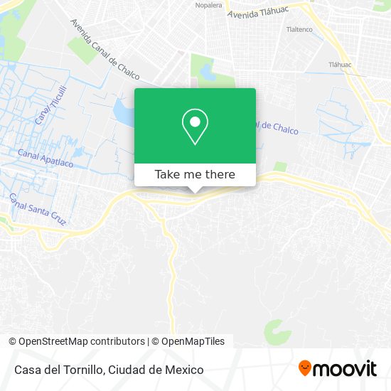 Casa del Tornillo map