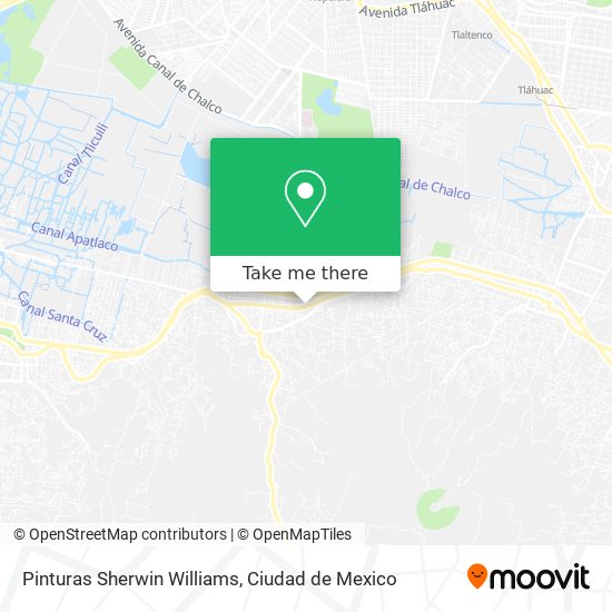 Pinturas Sherwin Williams map