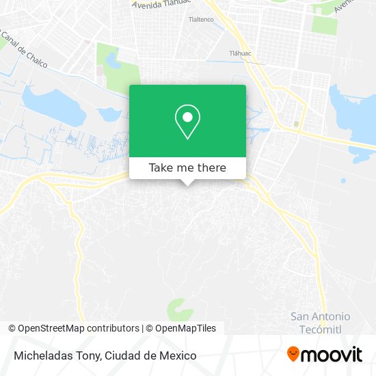 Micheladas Tony map