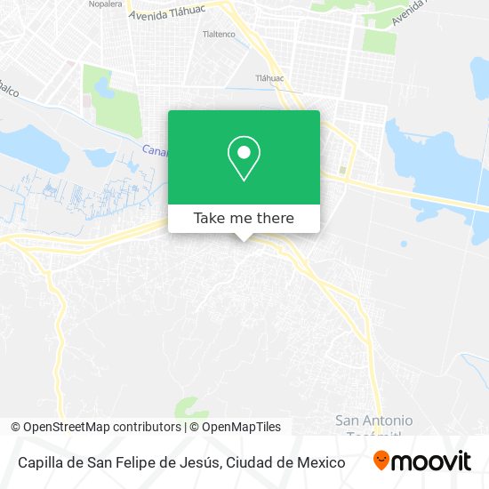 Capilla de San Felipe de Jesús map