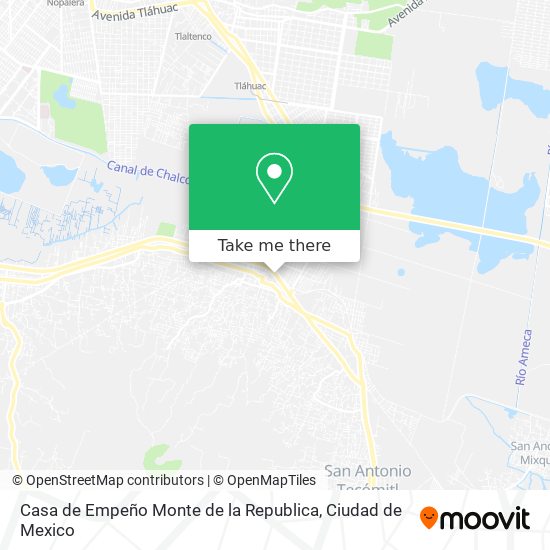 Casa de Empeño Monte de la Republica map