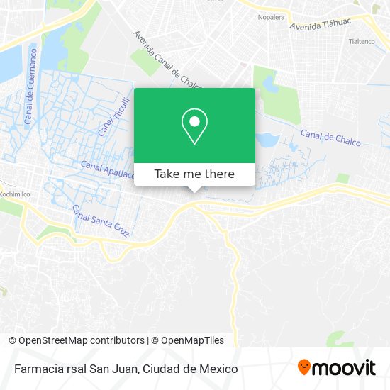 Farmacia rsal San Juan map