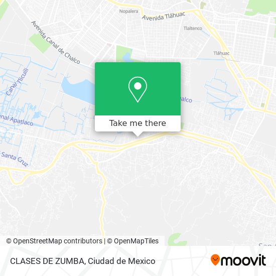 CLASES DE ZUMBA map