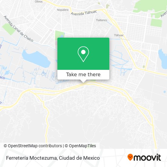 Ferretería Moctezuma map