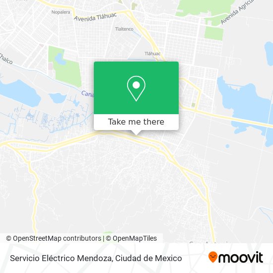 Servicio Eléctrico Mendoza map