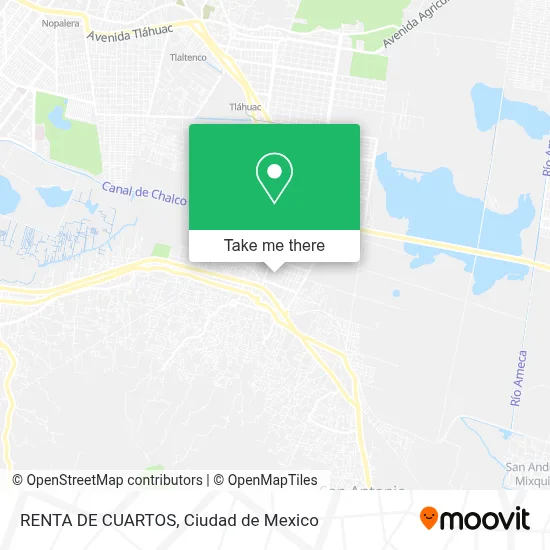 RENTA DE CUARTOS map