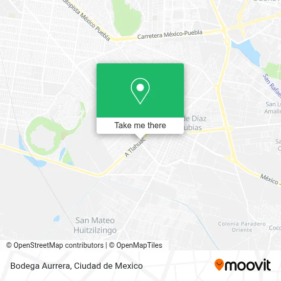 Bodega Aurrera map
